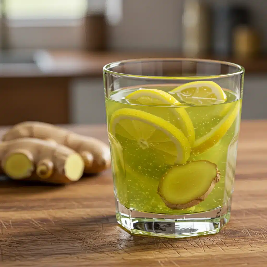 Natural Mounjaro Recipe for Energizing Weight Loss in Minutes 2 Natural Mounjaro Recipe detox drink with lemon and ginger