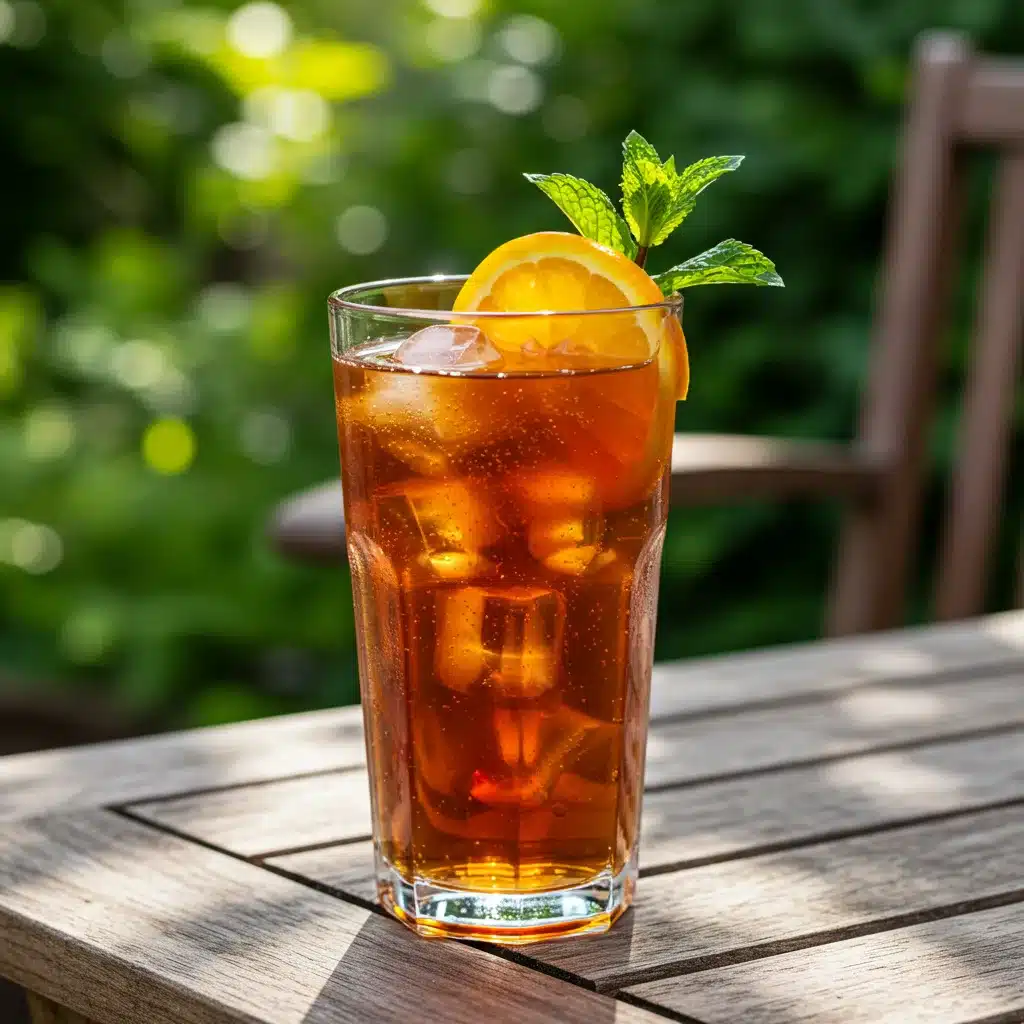 Natural Mounjaro Tea Recipe That Delivers Fresh Flavor 5 Iced Natural Mounjaro Tea with mint garnish
