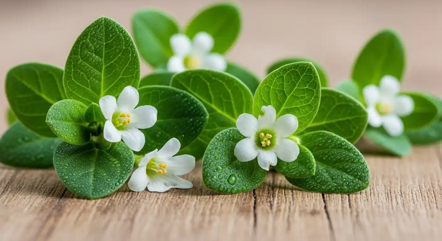 fresh Bacopa monnieri leaves for brain-boosting recipes