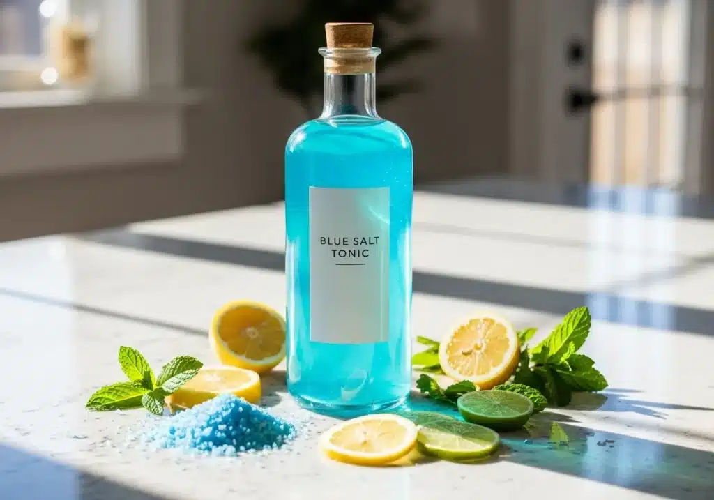 blue salt tonic ingredients setup