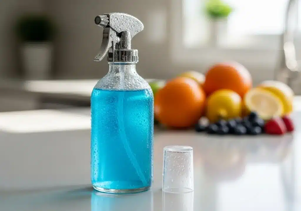 blue salt tonic spray bottle ready to use