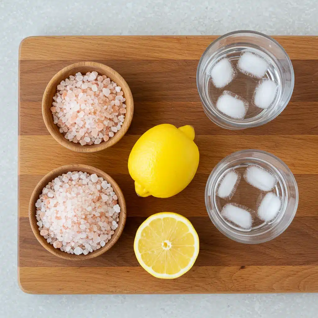 Japanese Pink Salt Recipe for Weight Loss – 4-Ingredient Morning Drink 4 Ingredients for Japanese pink salt recipe for weight loss