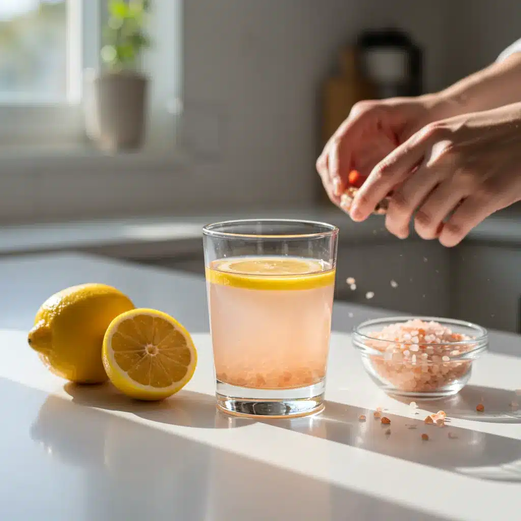 Pink Salt Weight Loss Recipe for Women – Natural Morning Ritual That Works 2 Pink salt weight loss recipe for women morning drink with lemon