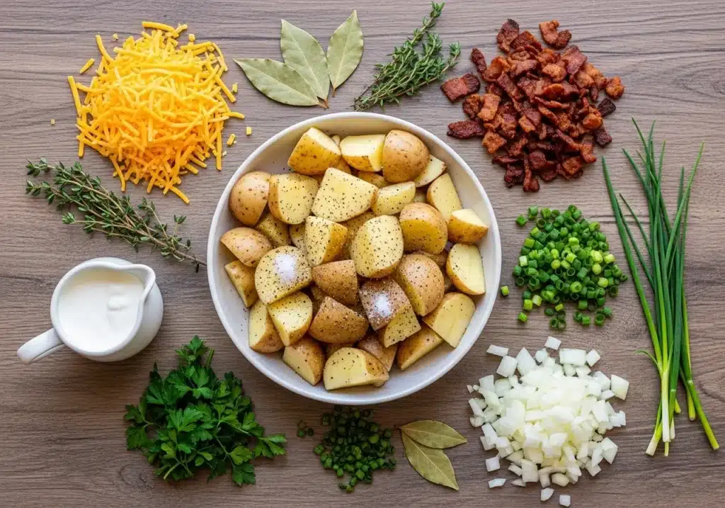 Copycat Outback Potato Soup ingredients
