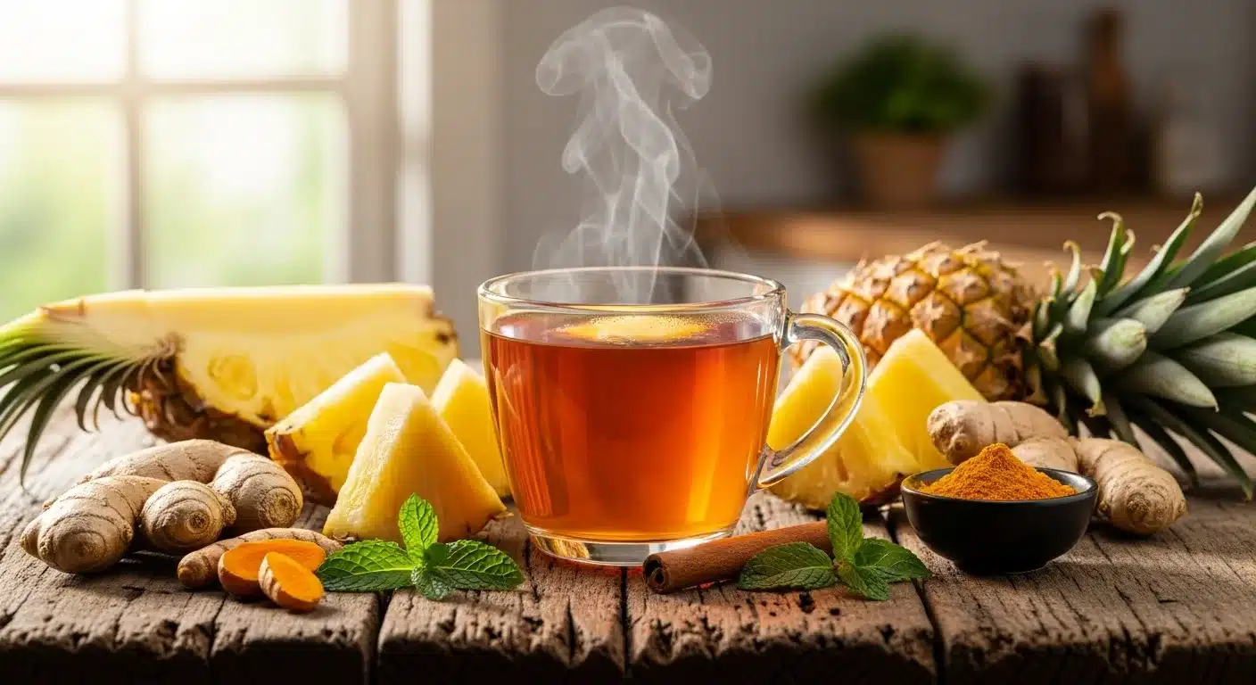 Costa Rican tea recipe with fresh ingredients for weight loss