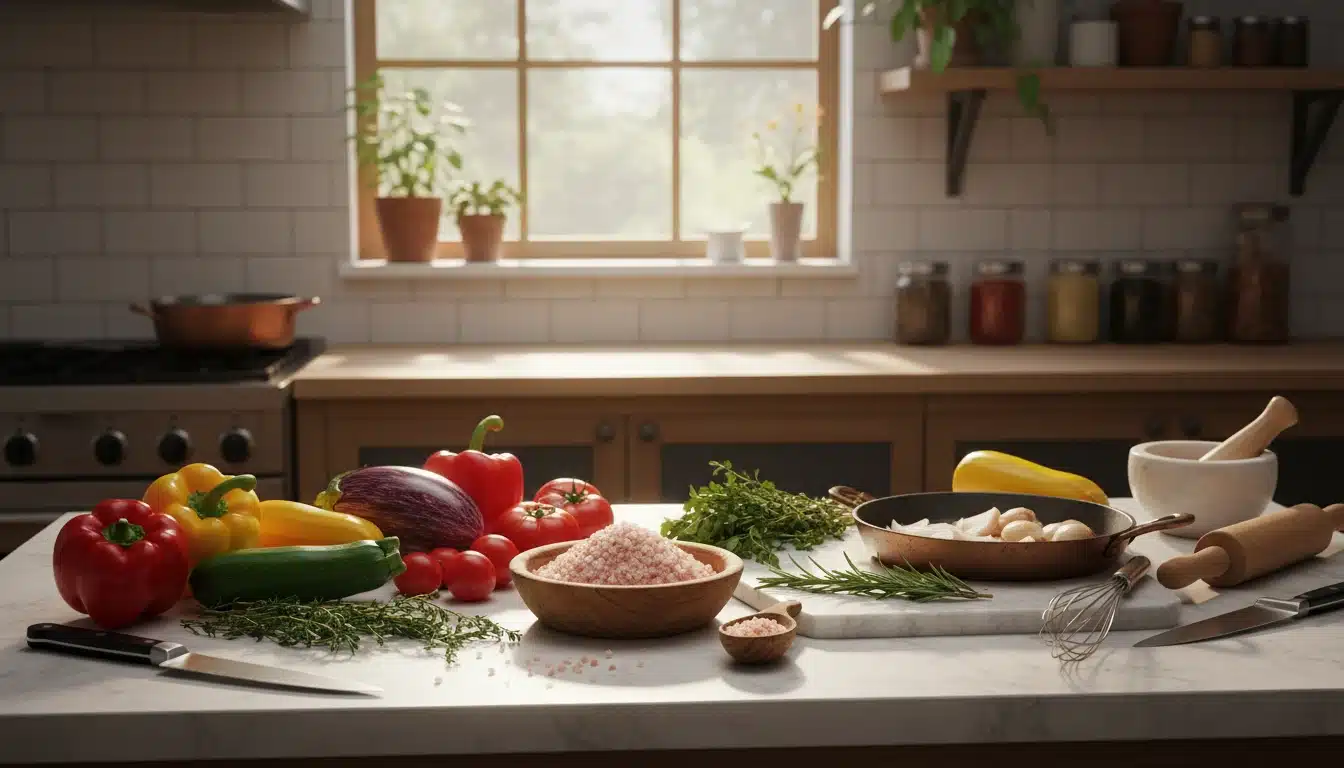 Natural Metabolism Boosting Recipes ingredients on kitchen countertop