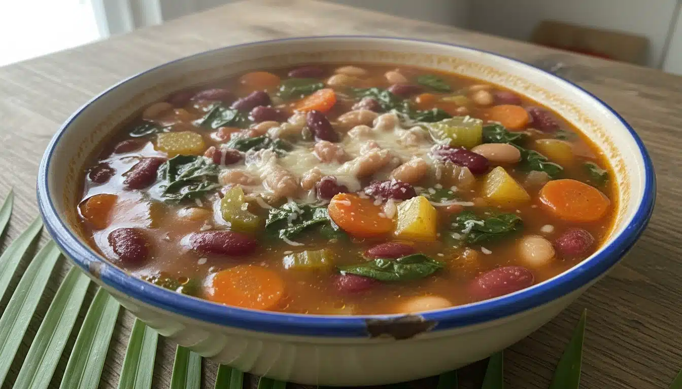Olive Garden Vegetable Soup bowl