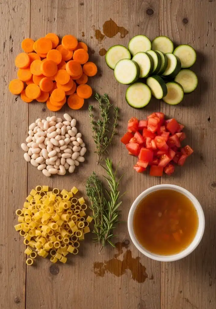 Olive Garden Vegetable Soup ingredients