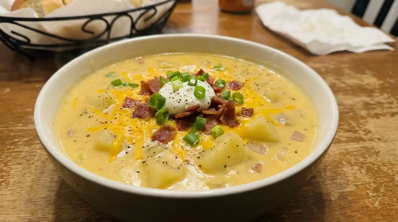 Outback Potato Soup – Creamy, Loaded & Comfort in a Bowl 2 Outback Potato Soup bowl