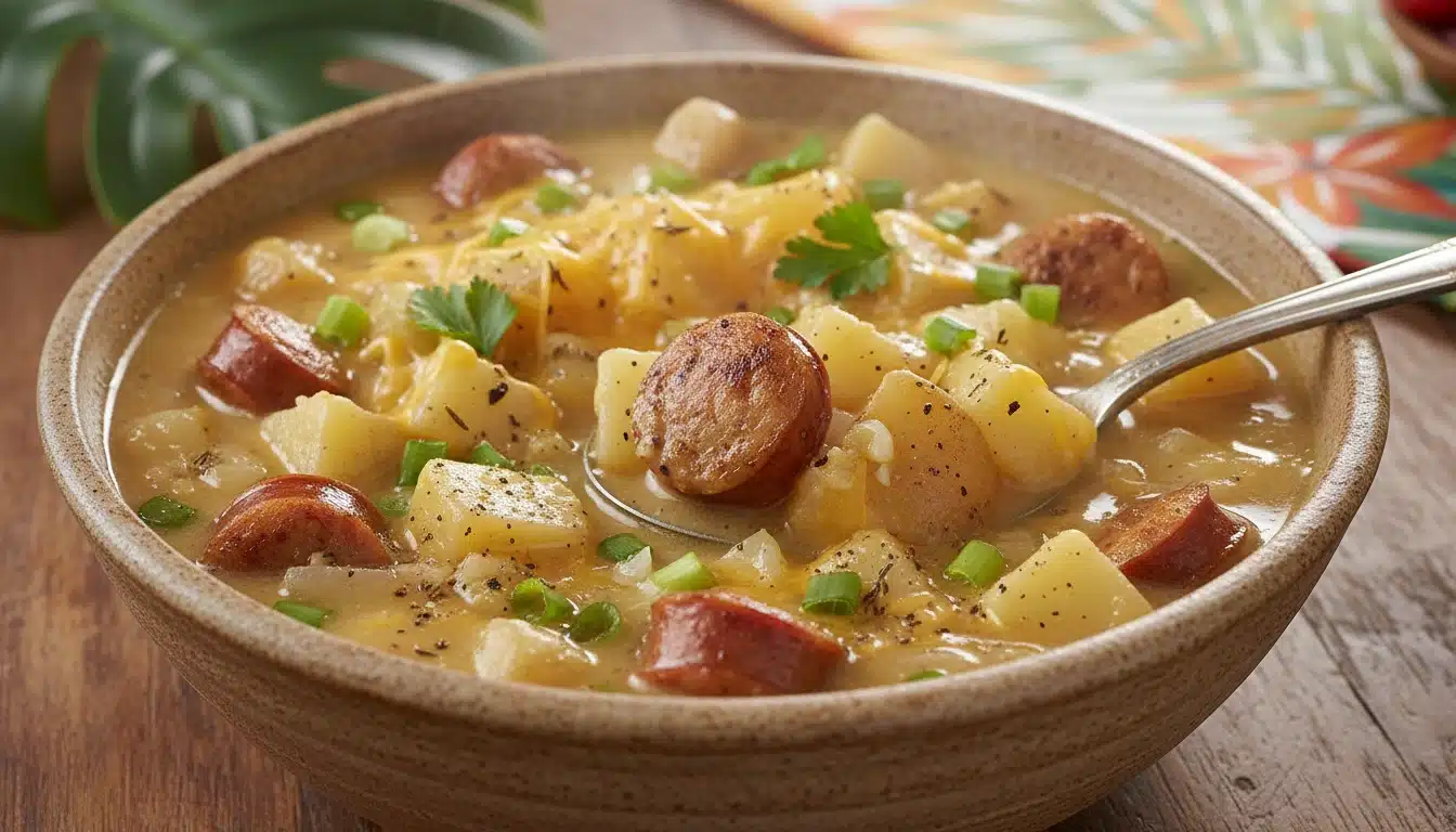 Sausage Potato Soup bowl