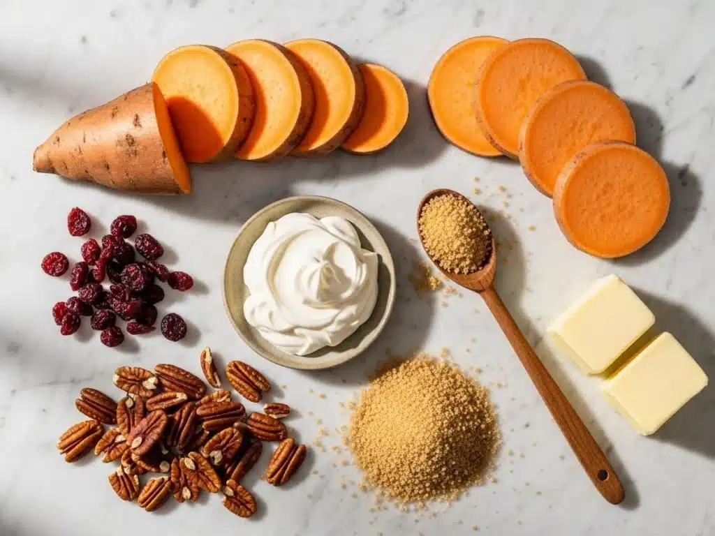 sweet-potato-cranberry-gratin-ingredients