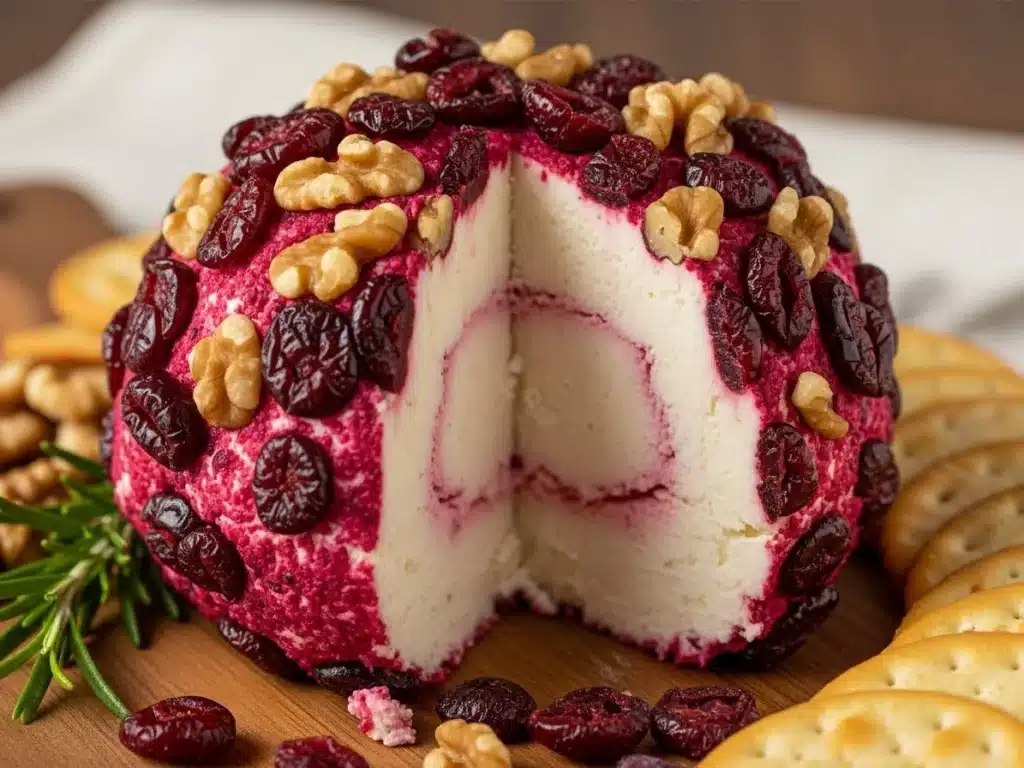 Cranberry Walnut Cheese Ball 