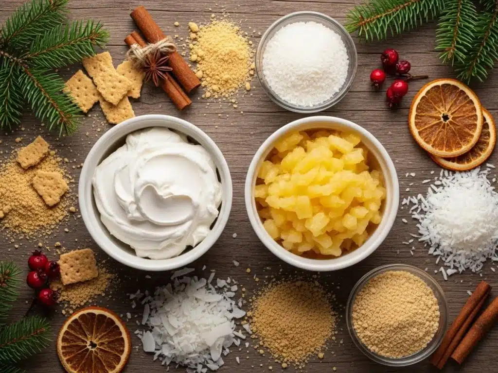 Flat lay of cream cheese