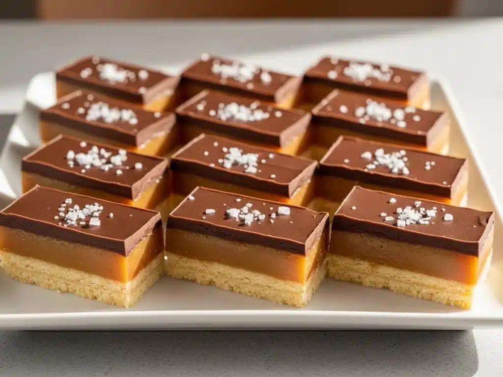 Millionaire’s Bars: Rich, Buttery & Dangerously Addictive 4 Sliced Millionaire’s Bars