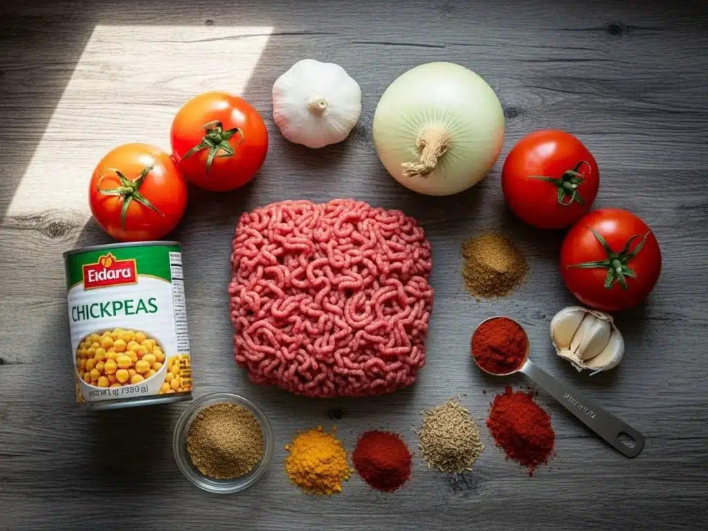 Beef and Chickpea Skillet: Savory, Simple & One-Pan Delicious 3 Ingredients for Beef and Chickpea Skillet