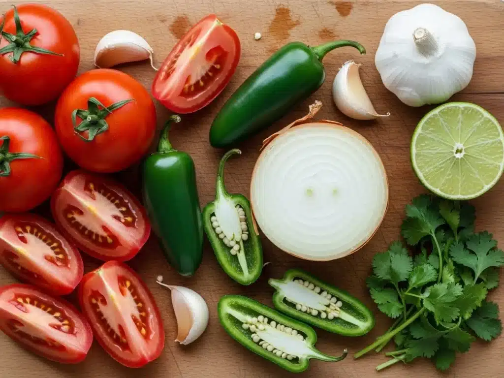Ingredients for Blender Salsa