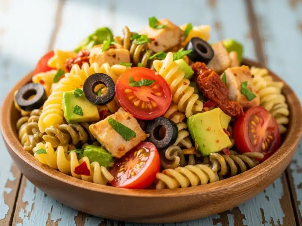 Serving of California Pasta Salad