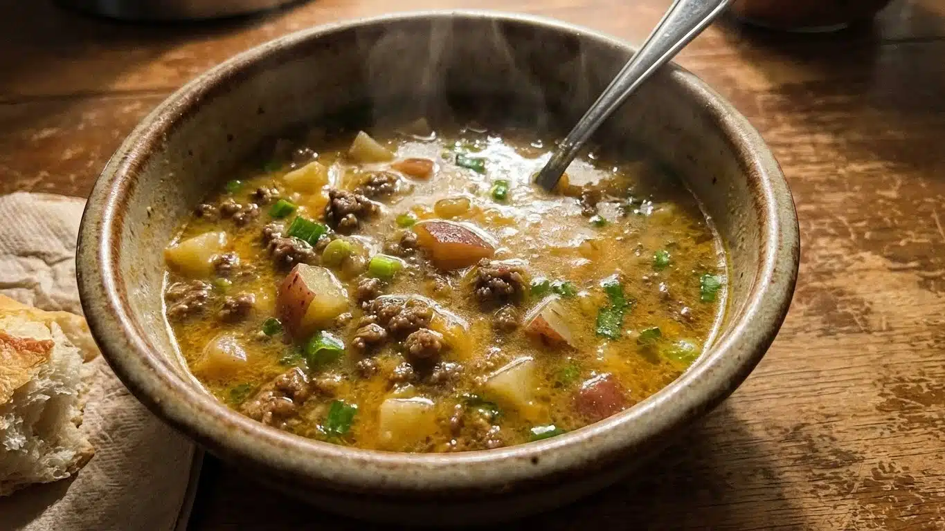 Cheesy Beef and Potato Soup: Rich, Creamy & Loaded with Comfort 2 cheesy beef and potato soup featured.jpg