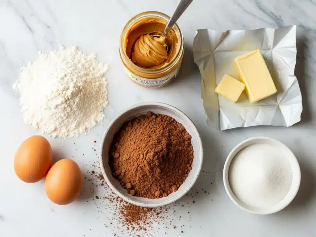 Chocolate Peanut Butter Brownies: Fudgy, Sweet & Totally Irresistible 3 Ingredients for Chocolate Peanut Butter Brownies