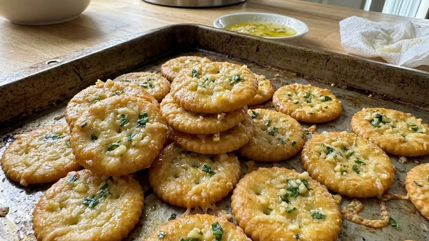 Garlic Bread Ritz Crackers: Buttery, Crispy & Addictively Easy 2 Garlic Bread Ritz Crackers
