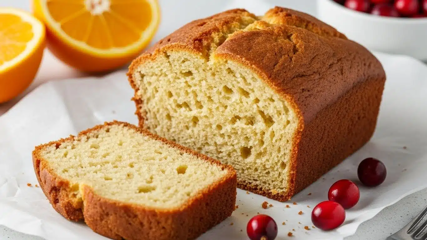 Garten’s Cranberry Orange Bread sliced