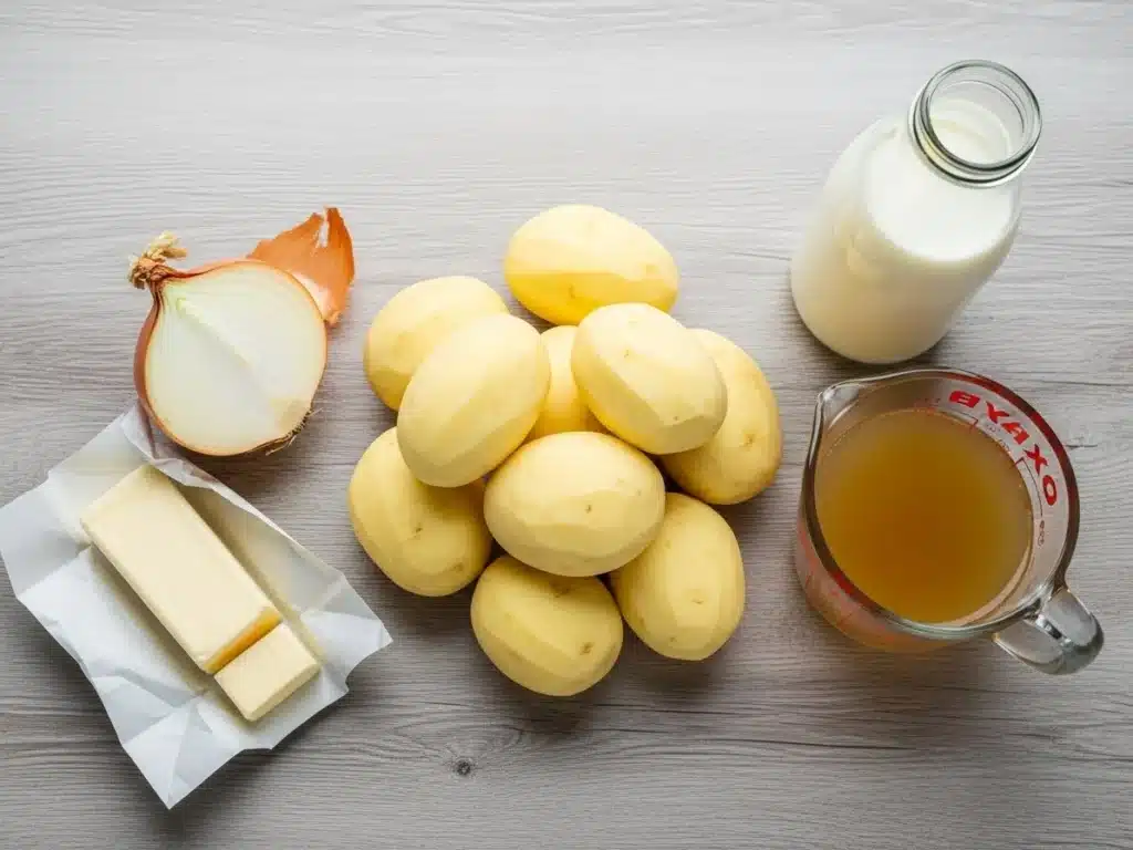 Old-Fashioned Potato Soup: Creamy, Hearty & Just Like Grandma Made 3 Ingredients for Old-Fashioned Potato Soup