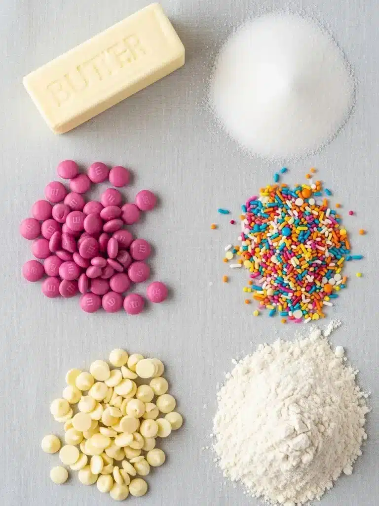 Ingredients for Valentine’s Day Cookies