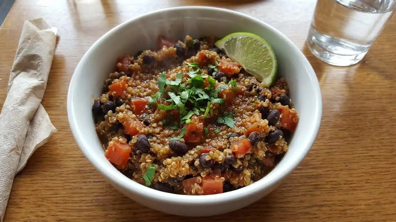 Instant Pot Quinoa Taco Meat: Protein-Packed, Flavorful & Foolproof 2 Instant Pot Quinoa Taco Meat with toppings