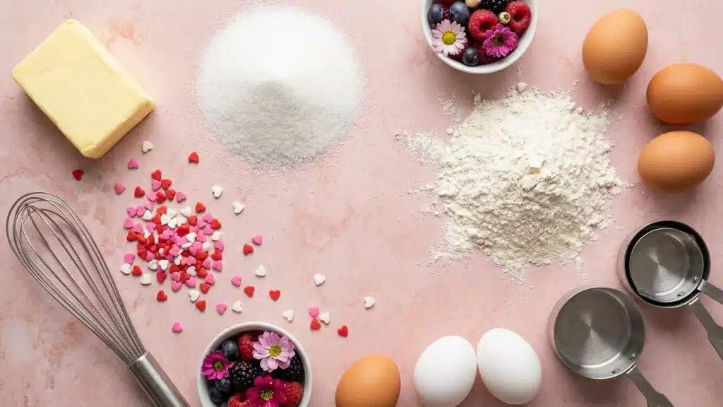 Valentine’s Day Sprinkle Bites Cookies: Buttery, Sweet & So Festive 3 Ingredients for Valentine’s Day Sprinkle Bites Cookies
