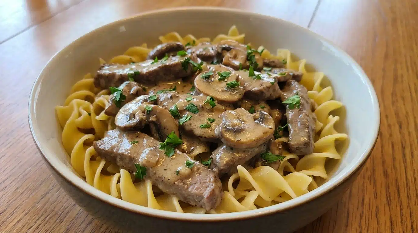 Beef Stroganoff