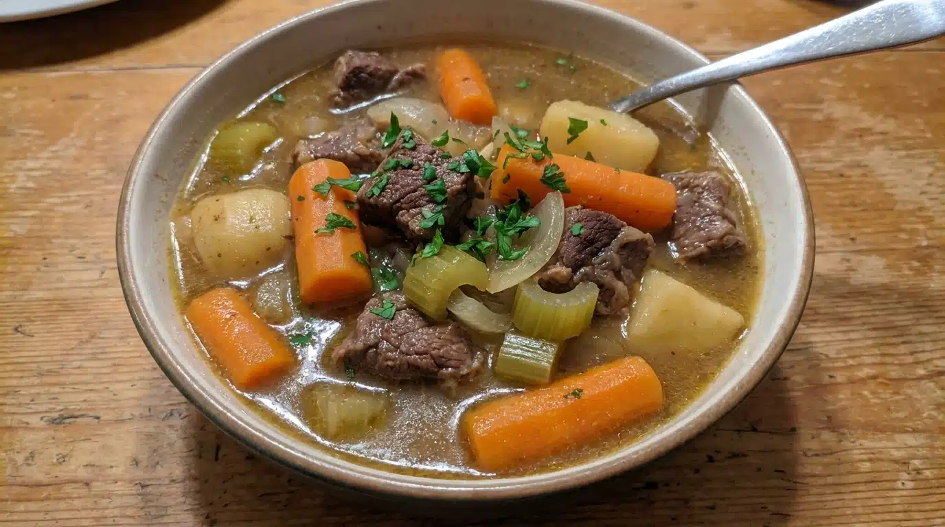 Beef & Vegetable Irish Stew 2 Beef & Vegetable Irish Stew – Classic Hearty Comfort Dinner