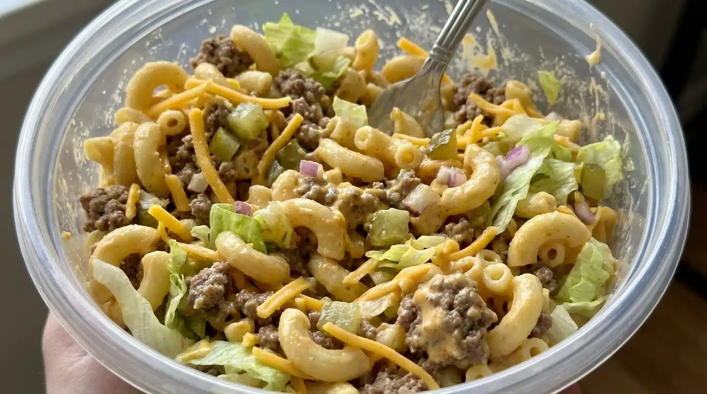 Big Mac Pasta Salad