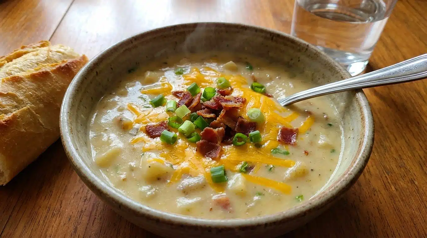Crockpot Potato Soup (Frozen Potatoes)