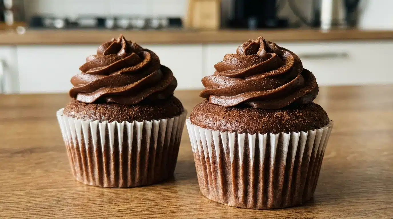 Espresso Cupcakes with Espresso Frosting