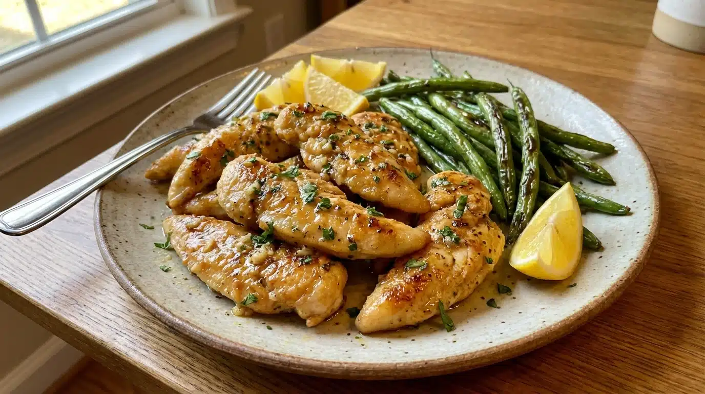 Garlic Butter Chicken with Green Beans