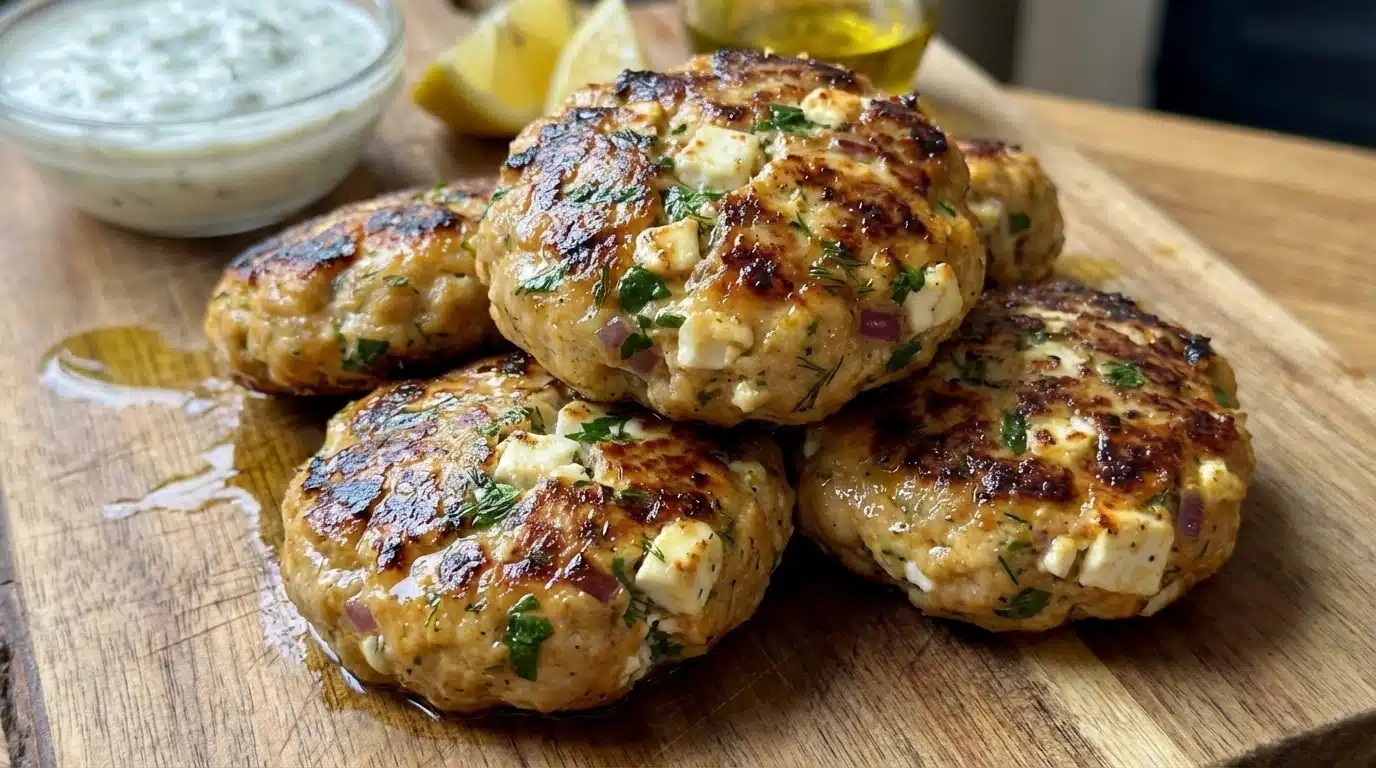 Mediterranean Chicken Patties
