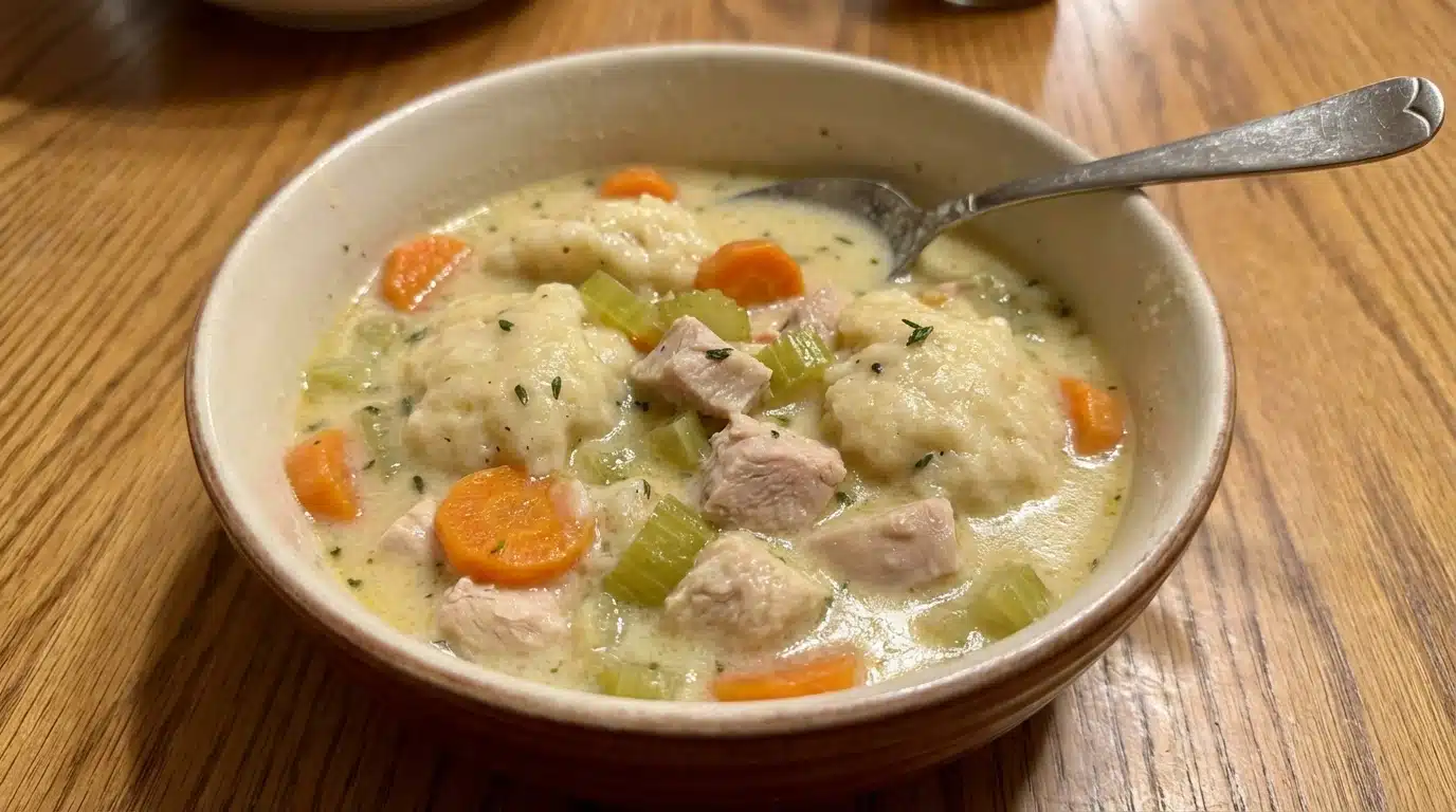 One Pot Chicken and Dumplings