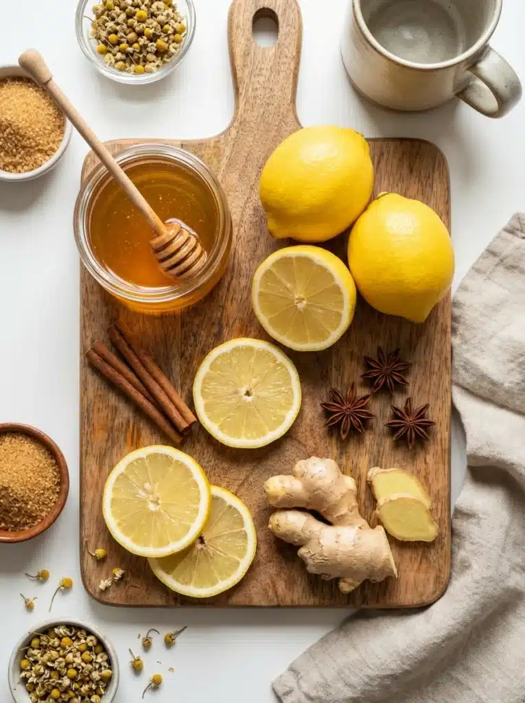 Honey Lemon Drink For Belly Fat: A Natural Morning Habit 2 Ingredients needed to make the honey lemon drink for belly fat.