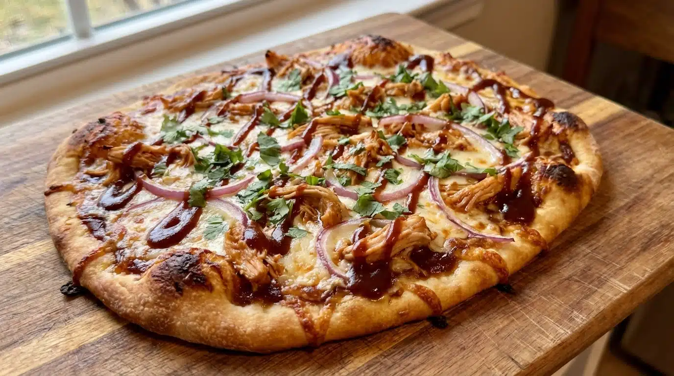 BBQ Chicken Flatbread Pizza
