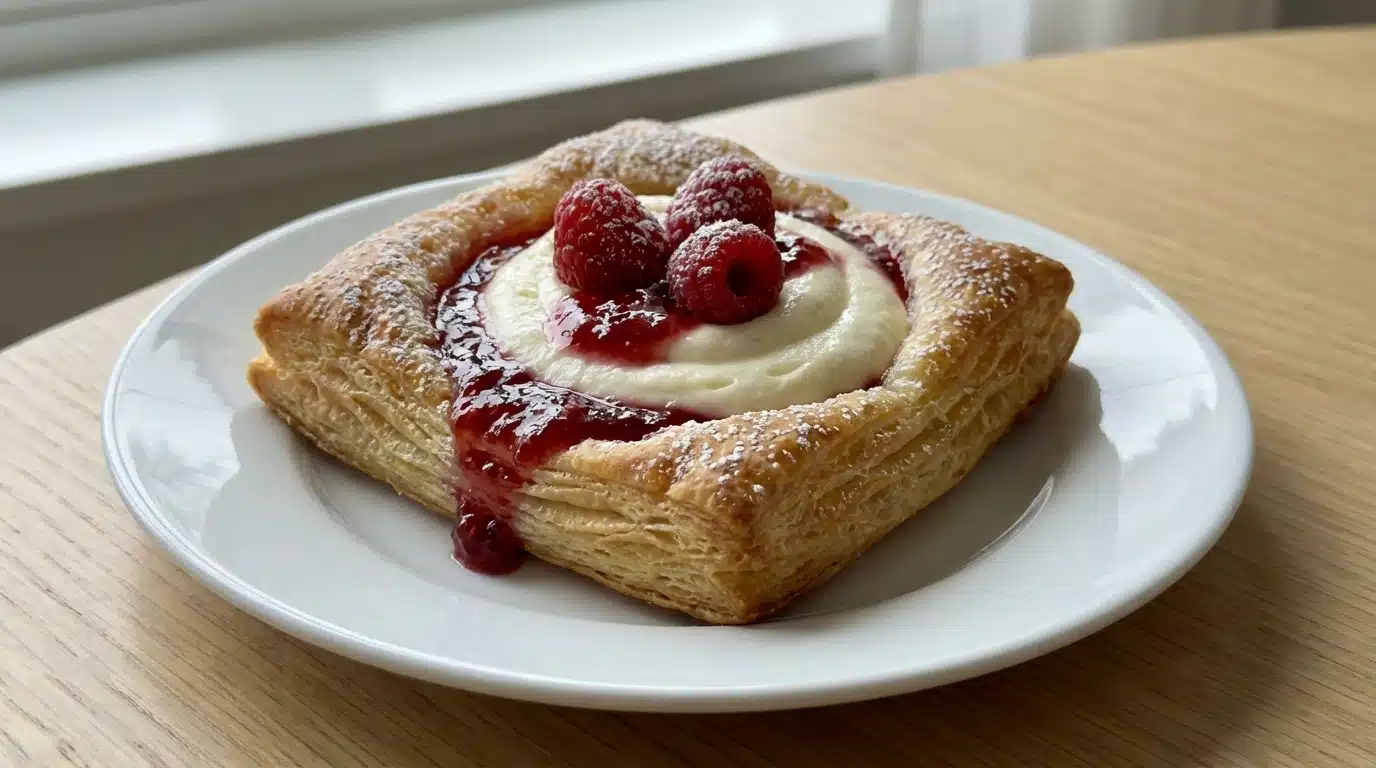 Raspberry Cream Cheese Puff Pastry 2 Raspberry Cream Cheese Puff Pastry
