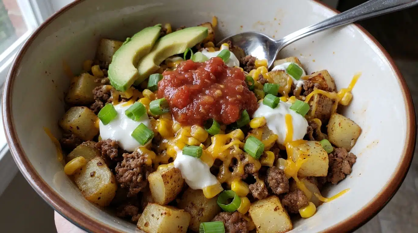 Taco Seasoned Potato Bowl