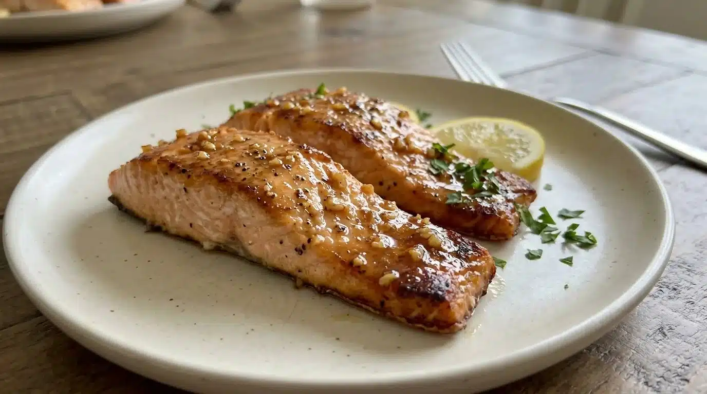 Air Fryer Honey Garlic Salmon