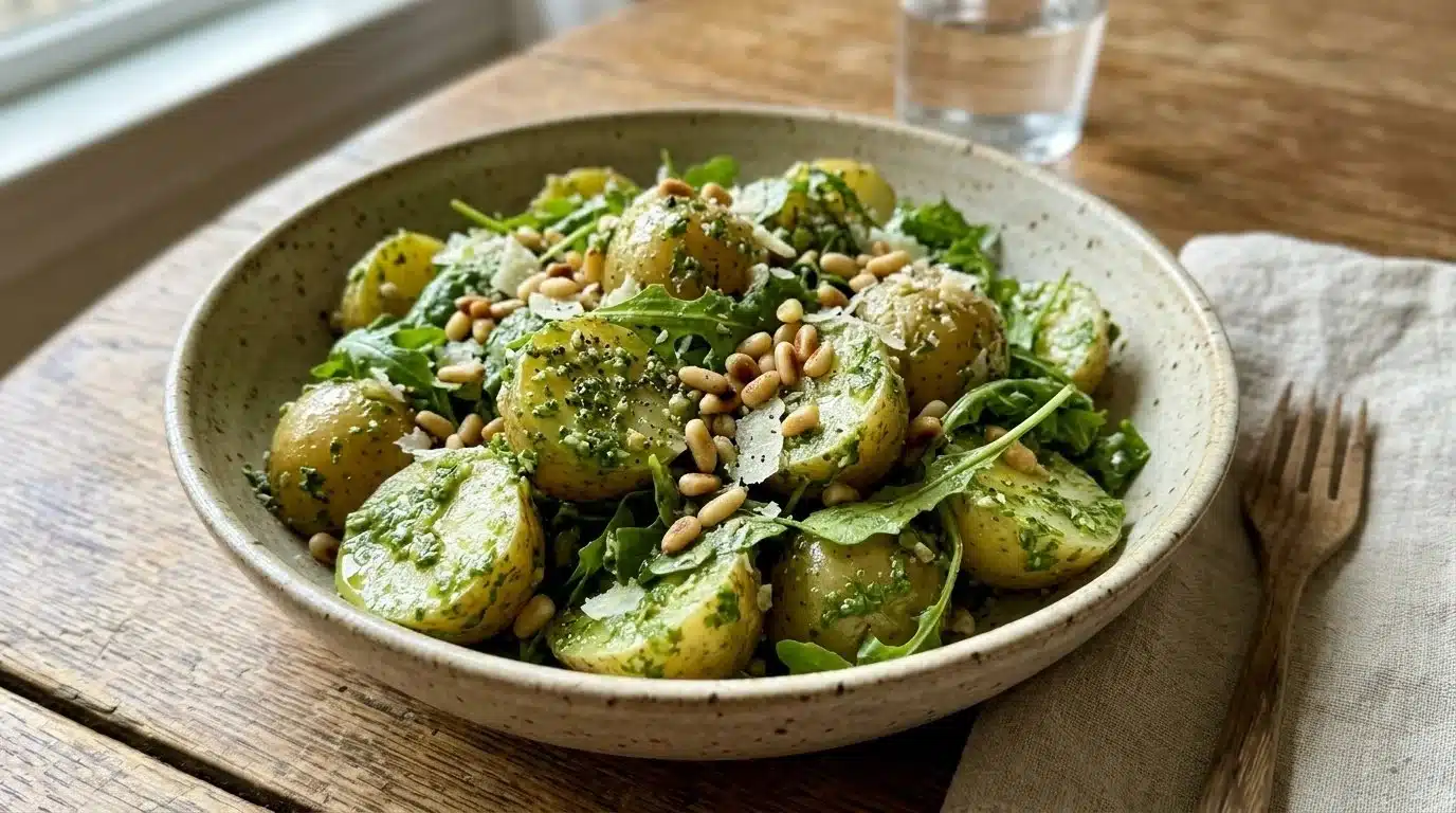 Arugula Pesto Potato Salad