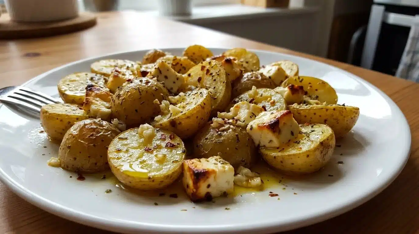 Baked Feta Potatoes