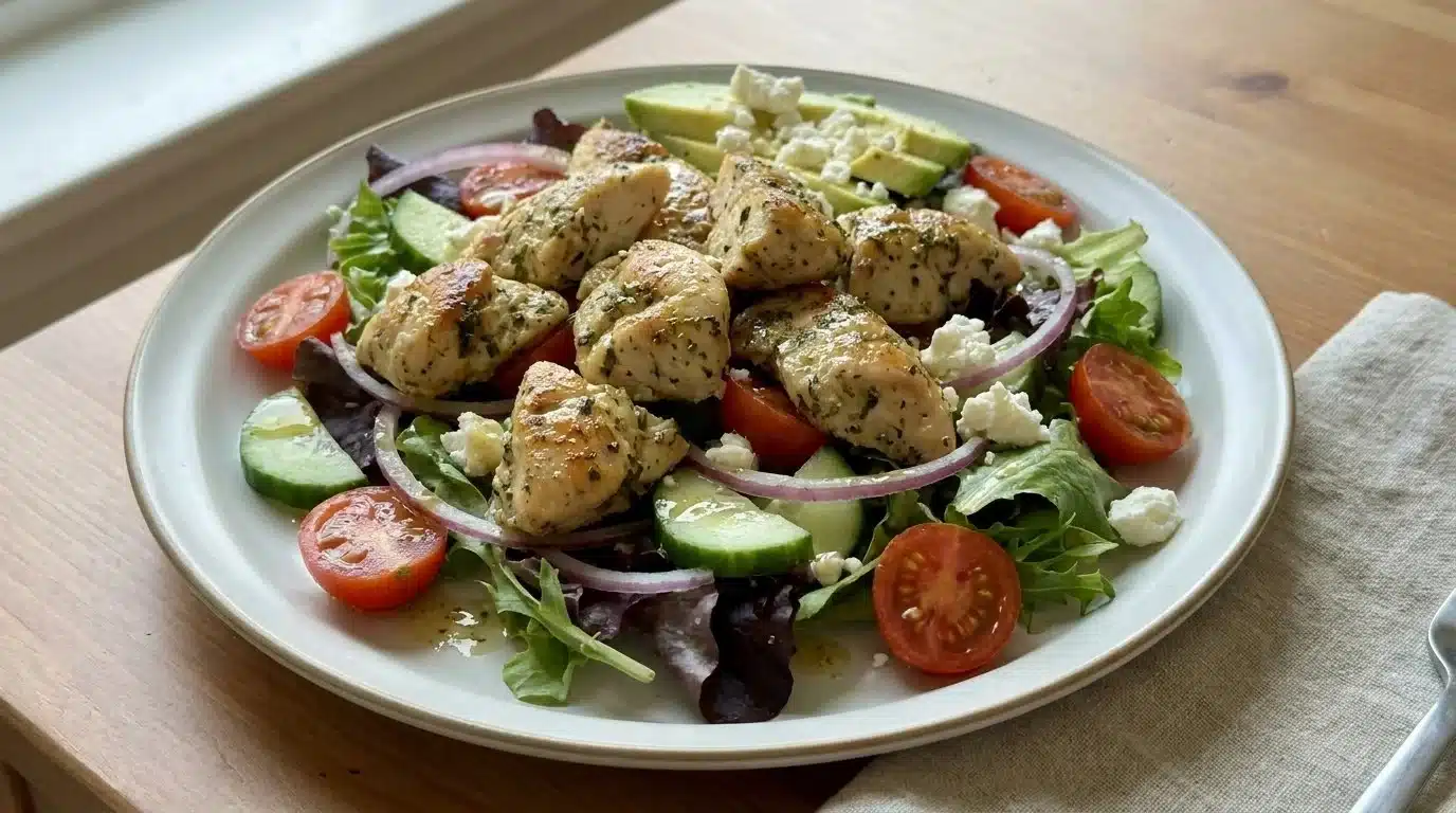 Baked Marinated Chicken Salad
