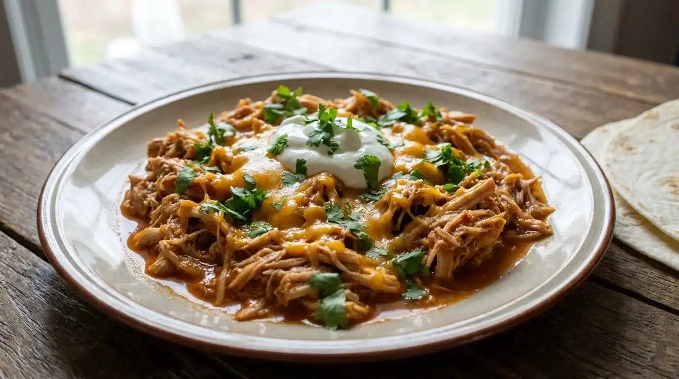 Crockpot Salsa Chicken