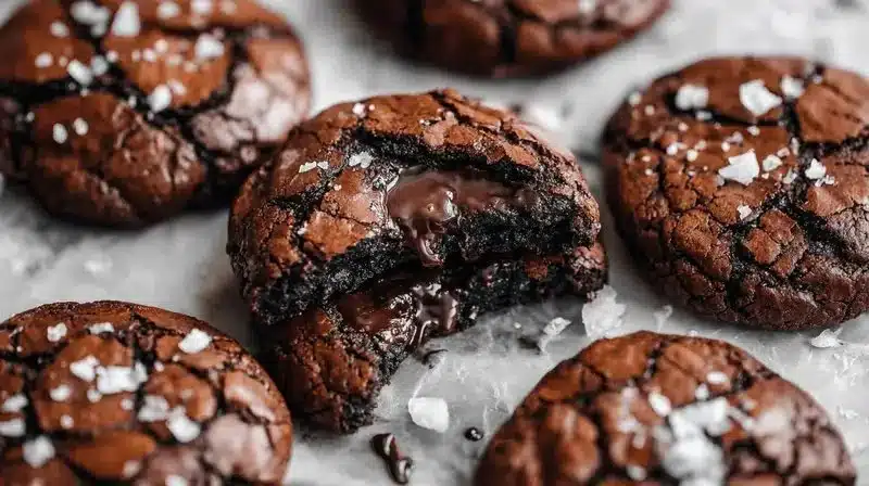 Fudgy Chewy Brownies 2 Delicious fudgy chewy brownies with a rich chocolate texture