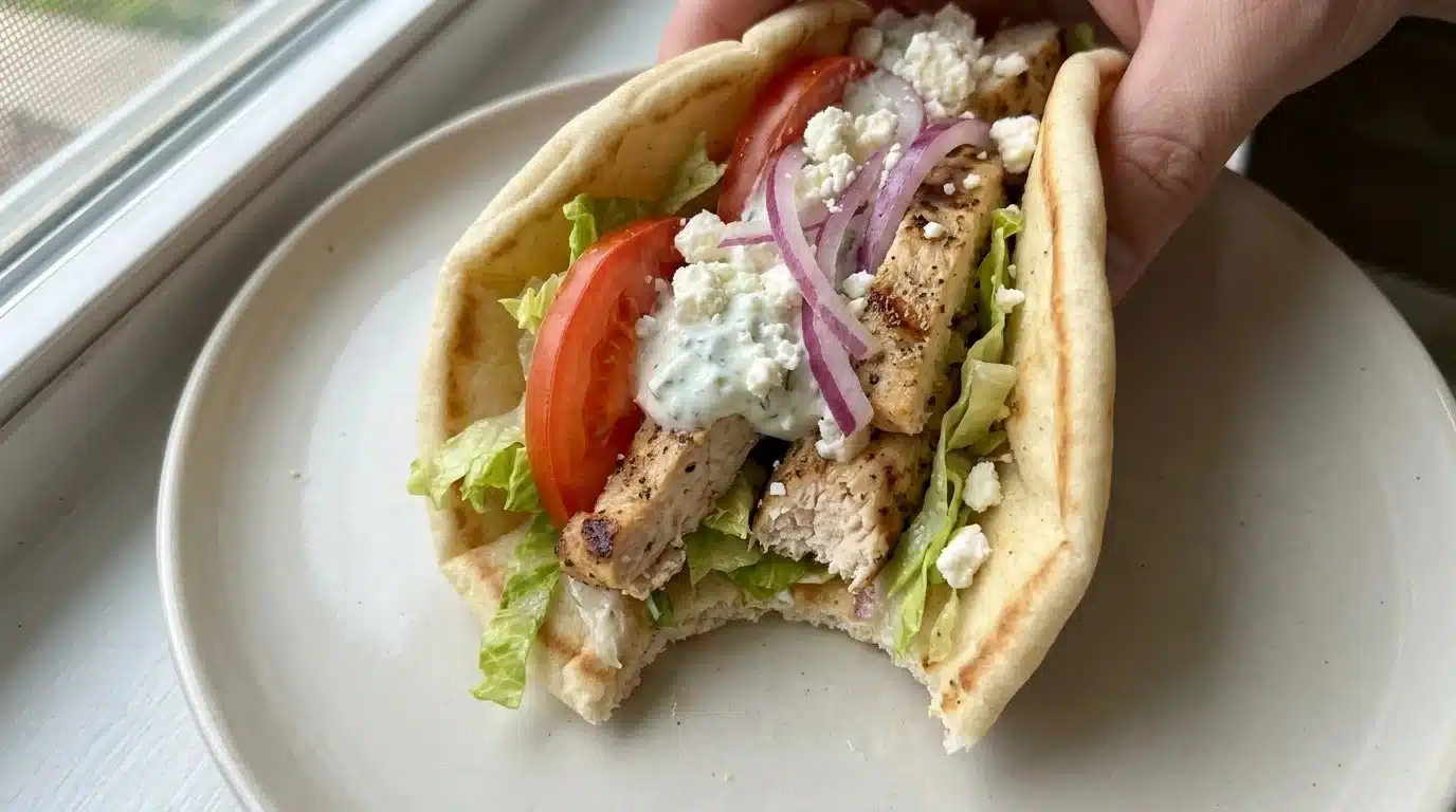 Greek Chicken Gyros