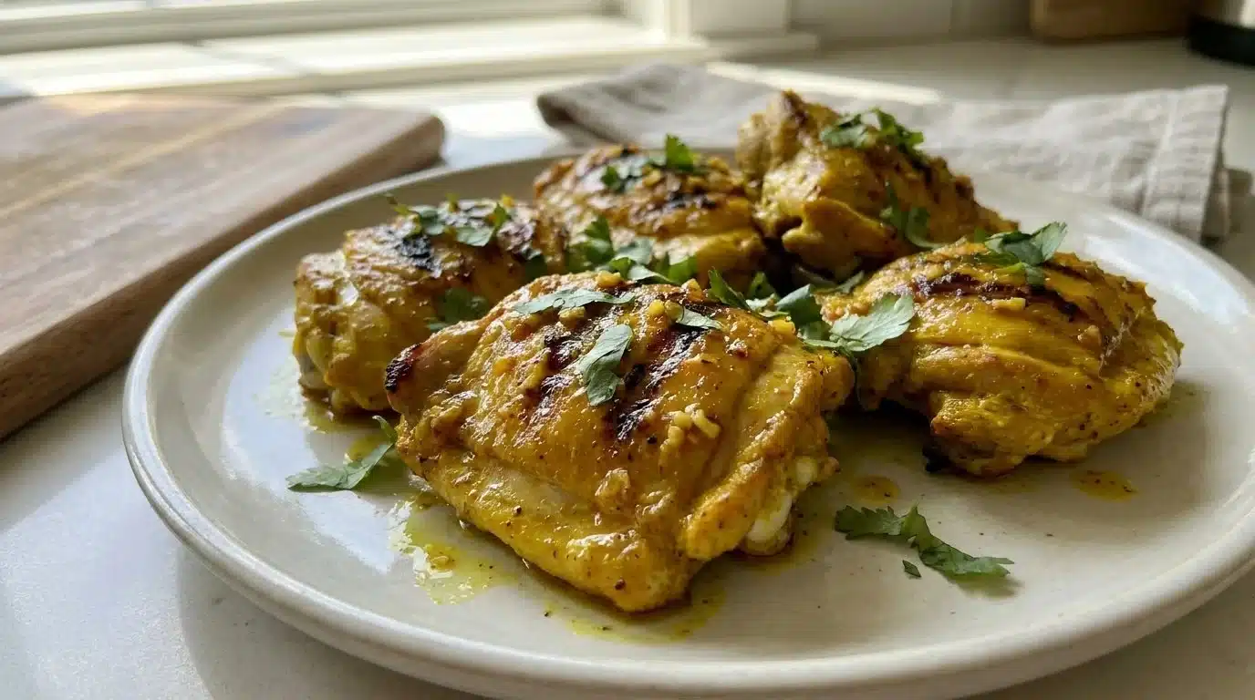 Grilled Turmeric Chicken Thighs