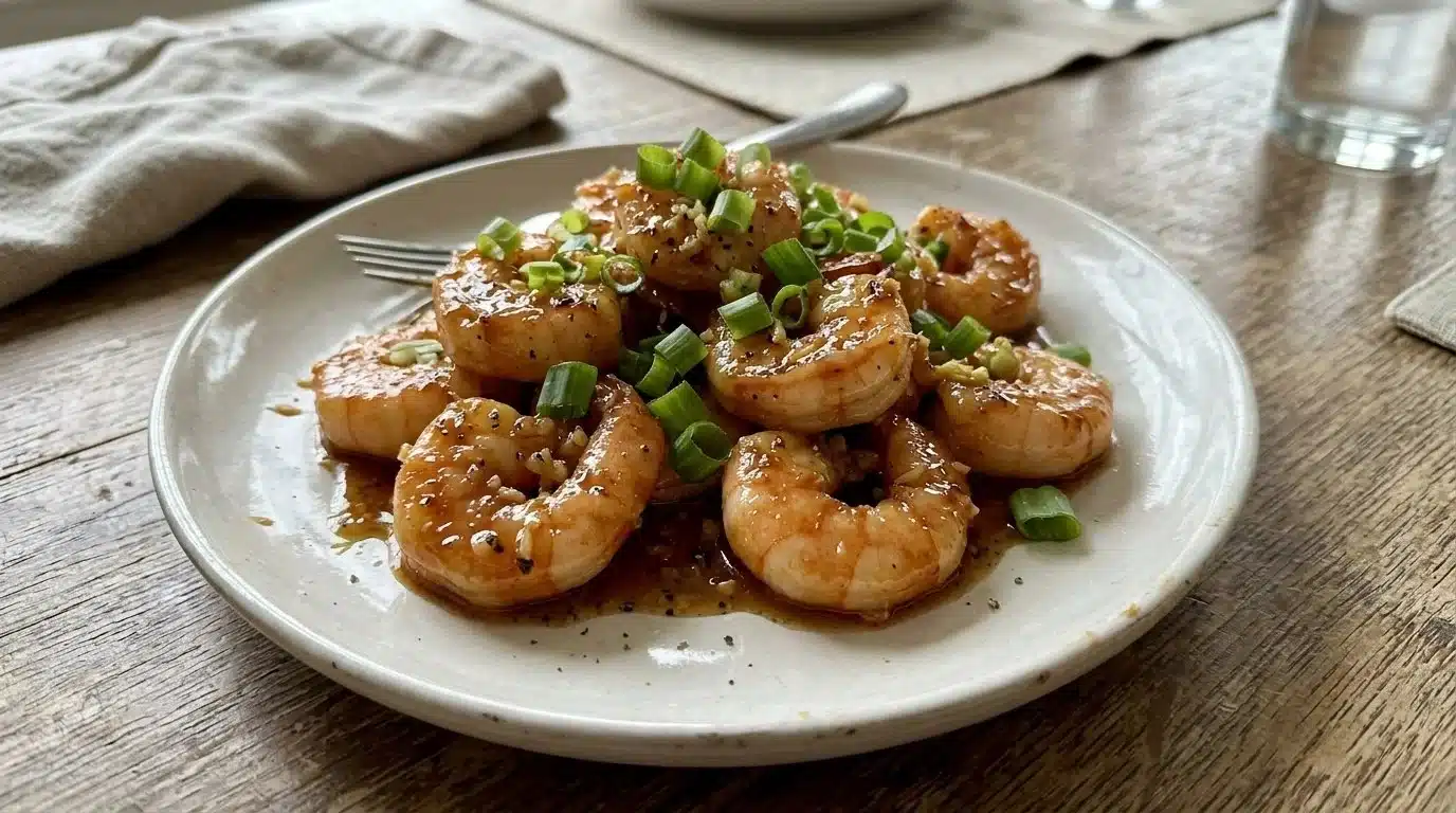 High-Protein Honey Garlic Shrimp